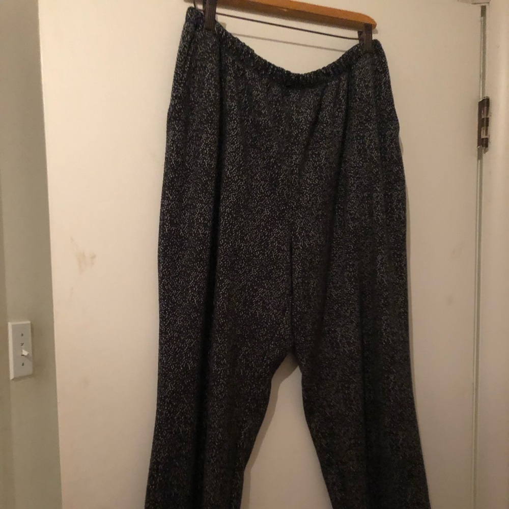 Lands End Sport Knit Straight Leg Pants six 18/xl